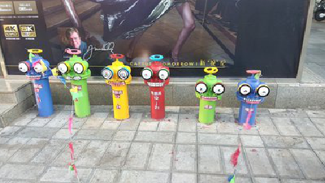 横州商业区彩绘