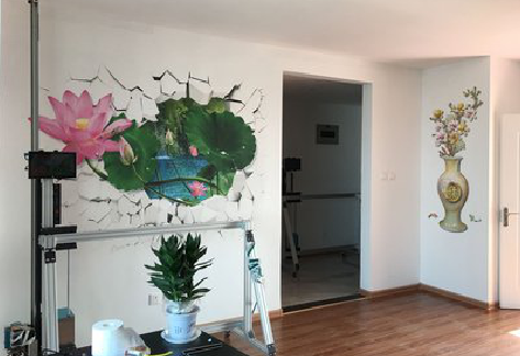 横州墙体彩绘相比墙纸的优势。