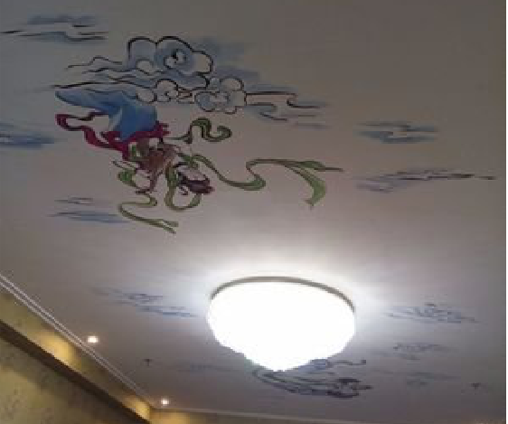 横州如何快速绘制天花板上的手绘墙？