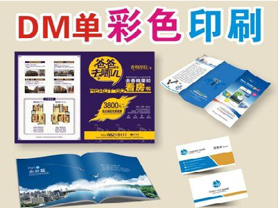横州单页印刷，色彩搭配简单。