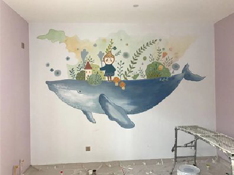 横州手绘墙的特点及优势。